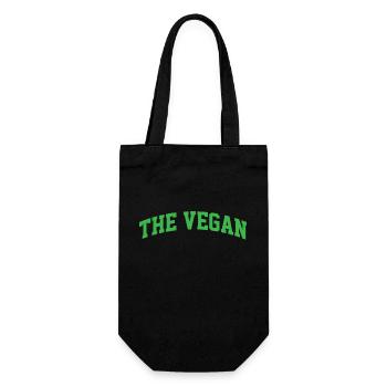 Le végétalien - Sac à bouteille - noir - Devant