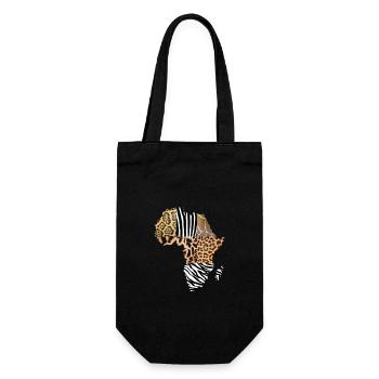 Africa - Gift Bag for Bottles - black - Front