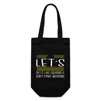 funny quote awesome present hippy birthday bird - Gift Bag for Bottles - black - Front
