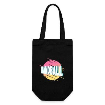 Handball Handball Player Handball Player Vintage Retro - Sac à bouteille - noir - Devant