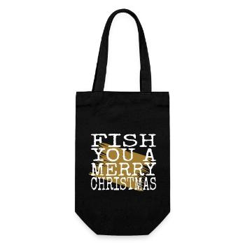 fishing tournaments bass fishing tshirts - Geschenkbeutel für Flaschen - Schwarz - Vorne