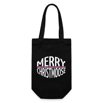 Geek Joyeuses Vacances de Noël Mignons Dinosaures Bébé - Sac à bouteille - noir - Devant