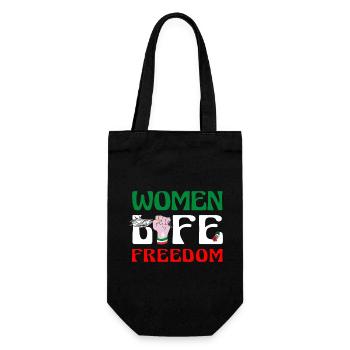 Cute Iranian Women - Women Life Freedom - Sac à bouteille - noir - Devant