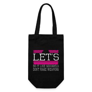 funky gift hippie heart funny - Gift Bag for Bottles - black - Front