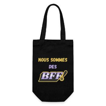 Nous sommes des BFF ! - Sac à bouteille - noir - Devant
