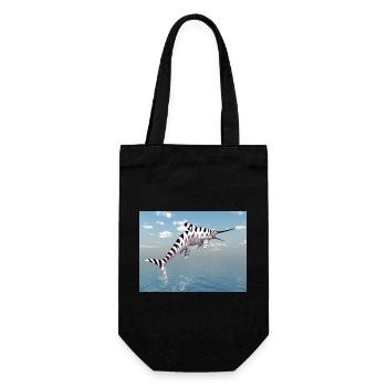 Ichthyosaur Eurhinosaurus - Gift Bag for Bottles - black - Front