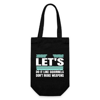 happy birthday present idea funny sayings - Gift Bag for Bottles - black - Front