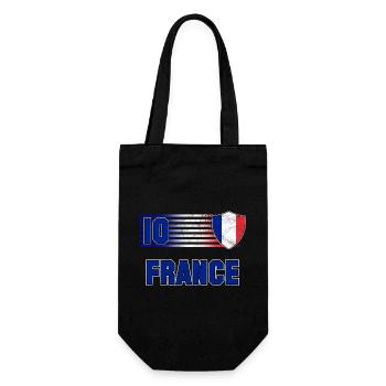 France Football Team - Gift Bag for Bottles - black - Front