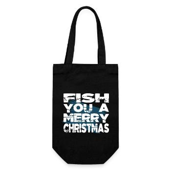 under the tree rod geek love cute quote animals - Geschenkbeutel für Flaschen - Schwarz - Vorne