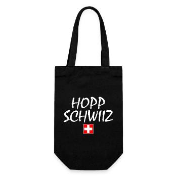 Hopp schwiiz - Gift Bag for Bottles - black - Front