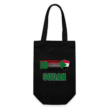 Sudan Football Team - Gift Bag for Bottles - black - Front