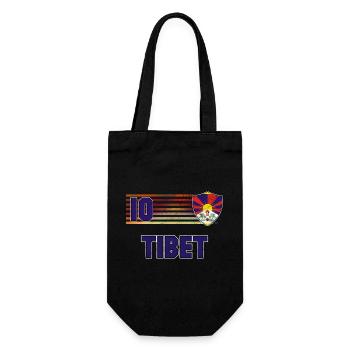 Équipe du Tibet de football - Sac à bouteille - noir - Devant
