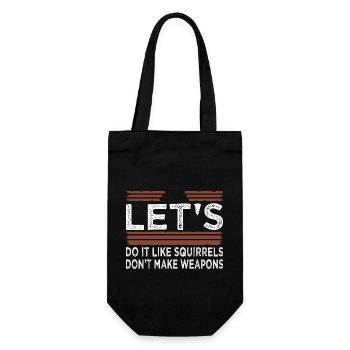 Geek Flower Power Sayings Quote Funky Cool - Gift Bag for Bottles - black - Front