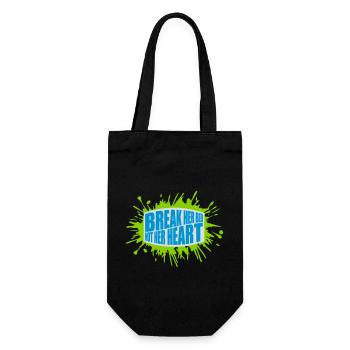 break her bed Quote - Gift Bag for Bottles - black - Front
