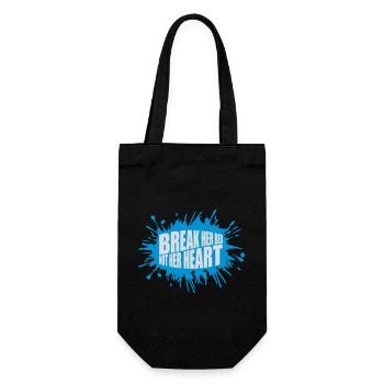 break her bed quote - Gift Bag for Bottles - black - Front