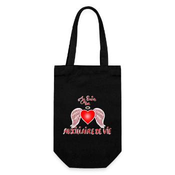 AUXILIAIRE DE VIE ANGE - Sac à bouteille - noir - Devant
