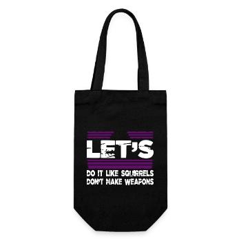 present fun 1960s birthday present funny quote - Gift Bag for Bottles - black - Front