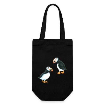 Puffin - Gift Bag for Bottles - black - Front
