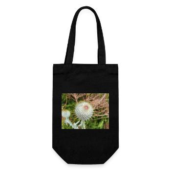 Scotch Baumwolldistel auch Wolldistel - Geschenkbeutel für Flaschen - Schwarz - Vorne