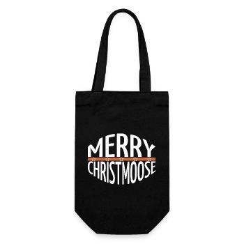 funny quote nature computer fairy tail baby bird - Gift Bag for Bottles - black - Front