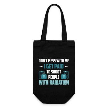 Je suis payé pour photographier les gens avec des rayons X de radiation - Sac à bouteille - noir - Devant