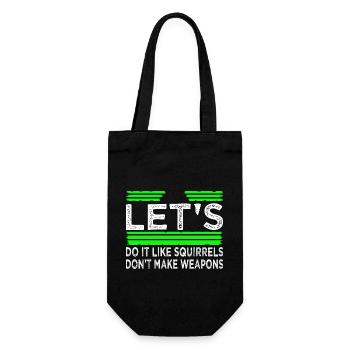 Present love peace sign counterculture fun green - Gift Bag for Bottles - black - Front