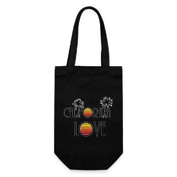 california love - Sac à bouteille - noir - Devant