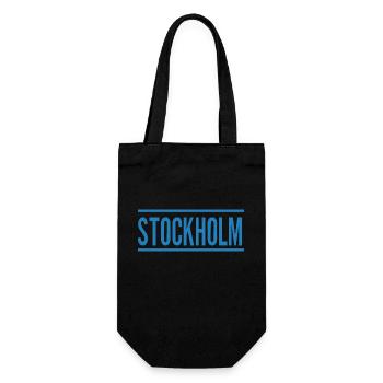 Stockholm - Geschenkbeutel für Flaschen - Schwarz - Vorne