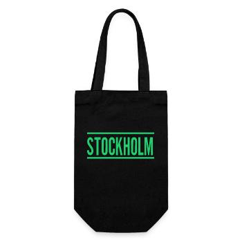 Stockholm - Gift Bag for Bottles - black - Front