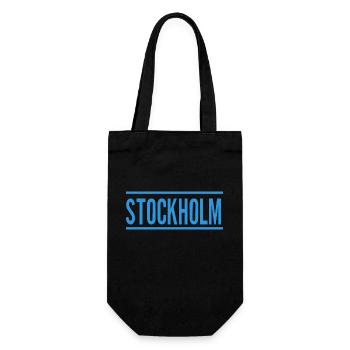 Stockholm - Geschenkbeutel für Flaschen - Schwarz - Vorne