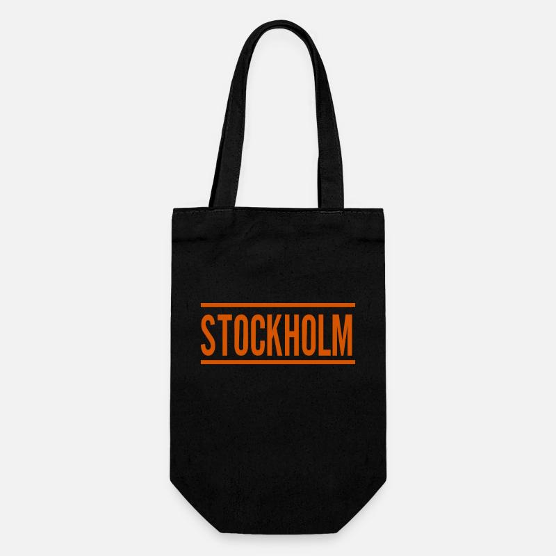 Stockholm - Sac à bouteille - noir