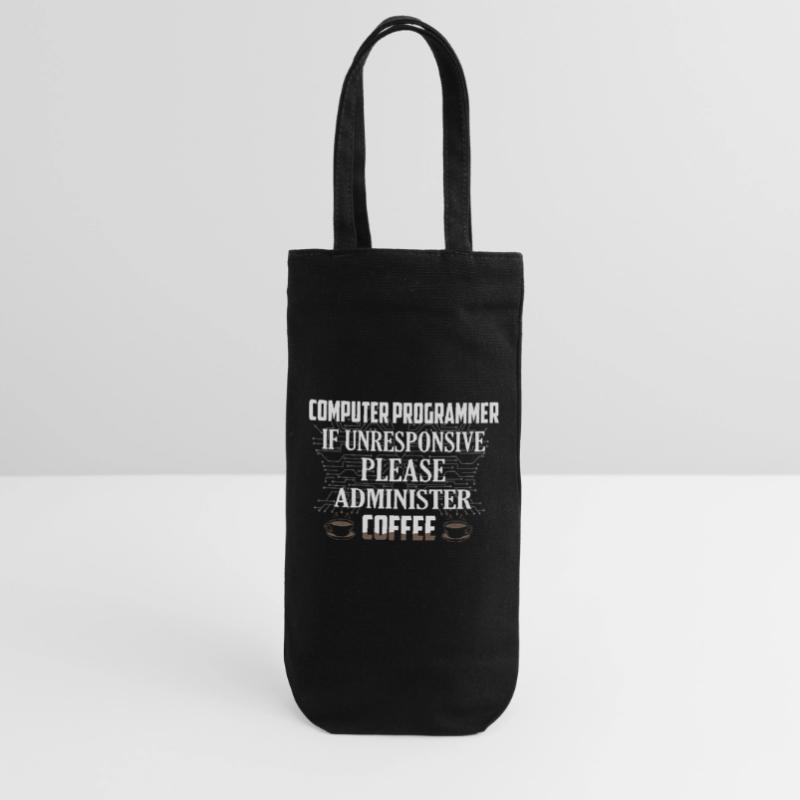 Logiciel de codage de programmeur informatique Sac à bouteille