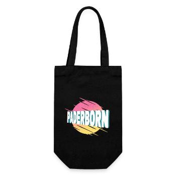 Paderborn Allemagne City Font Vintage Rétro - Sac à bouteille - noir - Devant
