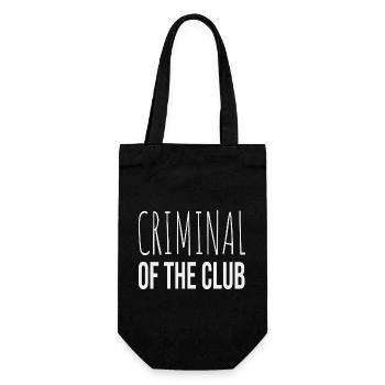 Criminal of The Club - Gift Bag for Bottles - black - Front