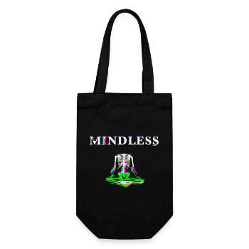 MINDLESS - Gift Bag for Bottles - black - Front