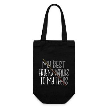 Geek Beagle Cadeaux Animal Lover Citation - Sac à bouteille - noir - Devant