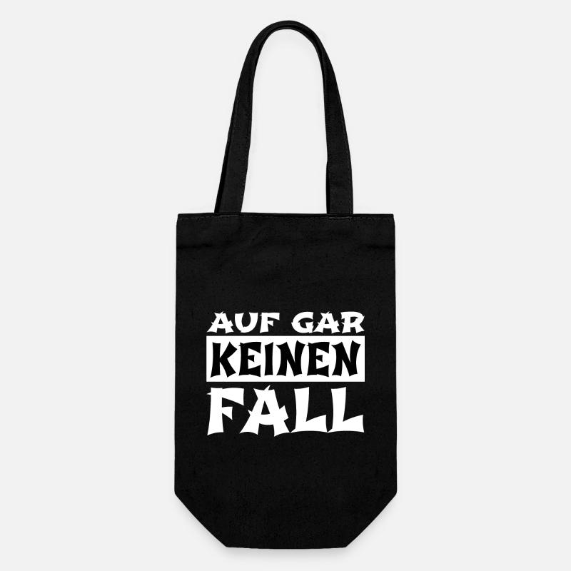 geburtstagsgeschenkidee bday lustiger spruch - Geschenkbeutel für Flaschen - Schwarz