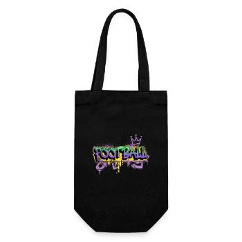 American Football Graffiti Spray Sprayer Sport - Geschenkbeutel für Flaschen - Schwarz - Vorne