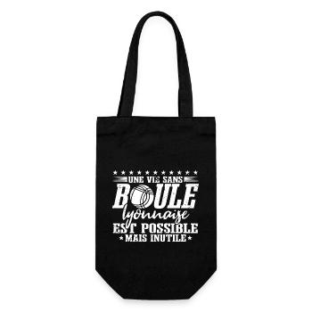 Une Vie Sans Boule Lyonnaise - Sac à bouteille - noir - Devant
