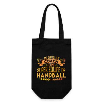 Coach Handball | Cadeau coach Handball Le Meilleur - Sac à bouteille - noir - Devant