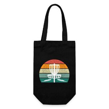 Vintage Disc Golf Sunset Retro - Sac à bouteille - noir - Devant