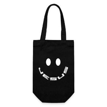 Jésus - Sac à bouteille - noir - Devant
