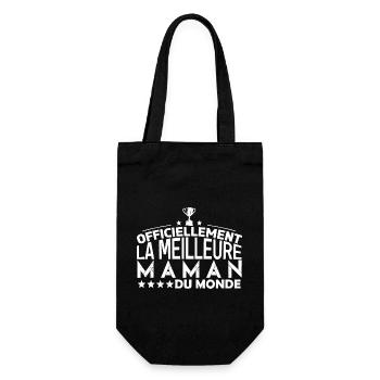 Maman Fête des mères ma maman Cadeau pour maman - Sac à bouteille - noir - Devant