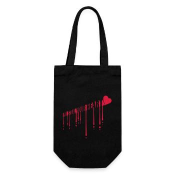M. Vole ton cœur - Sac à bouteille - noir - Devant