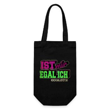 lieben geschenkidee vegetarier geburtstagsgeschenk - Geschenkbeutel für Flaschen - Schwarz - Vorne
