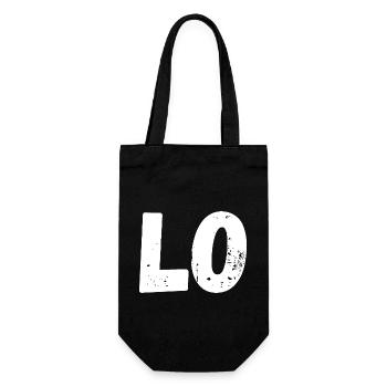 Liebe passendes T-Shirt Paar - Geschenkbeutel für Flaschen - Schwarz - Vorne