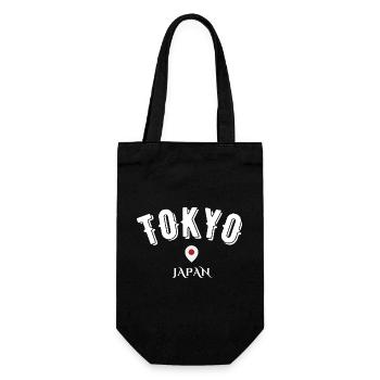 Tokyo japan - Gift Bag for Bottles - black - Front