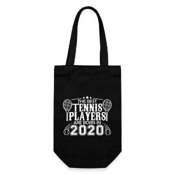 2020 Tennisspieler | Tennisspieler Geschenk 2020 - Geschenkbeutel für Flaschen - Schwarz - Vorne