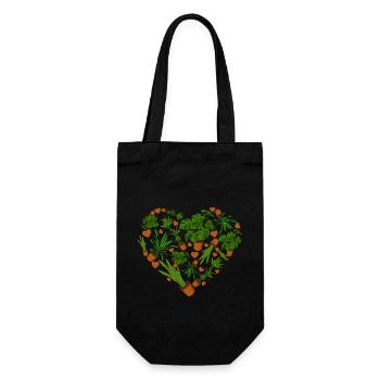 Plant Heart Gardener Saint-Valentin - Sac à bouteille - noir - Devant