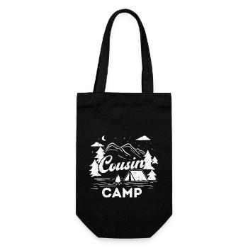 Cousin Camp - Geschenkbeutel für Flaschen - Schwarz - Vorne
